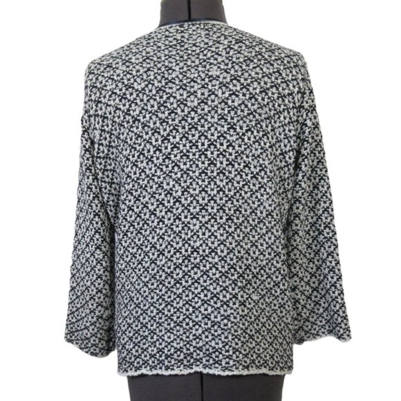 Zara Knit collection textured crew neck knit sweater - Picture 3 of 12